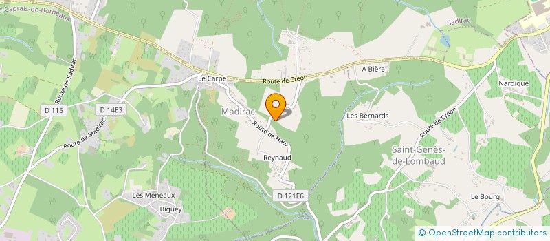 localisation de l'entreprise JOS  MADIRAC