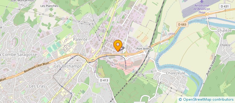 localisation de l'entreprise JOS MOTOR BIKE SARL  CHALEZEULE