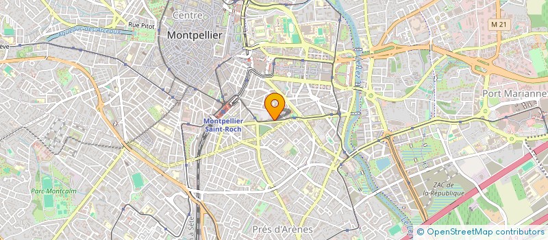 localisation de l'entreprise JOS & SAND à MONTPELLIER
