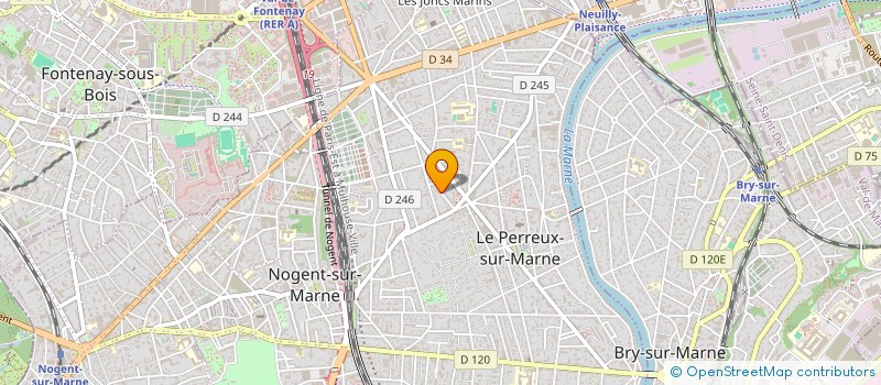 localisation de l'entreprise JOSA à LE PERREUX-SUR-MARNE