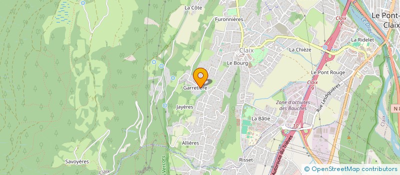 localisation de l'entreprise JOSA  CLAIX