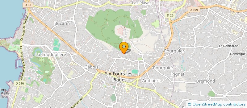 localisation de l'entreprise JOSABEL à SIX-FOURS-LES-PLAGES