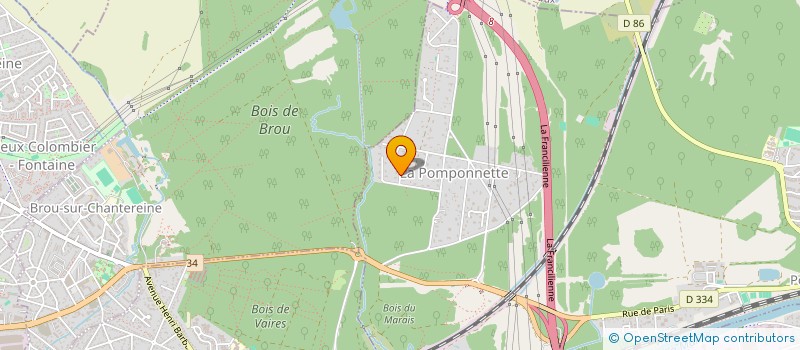 localisation de l'entreprise JOSABREN à POMPONNE