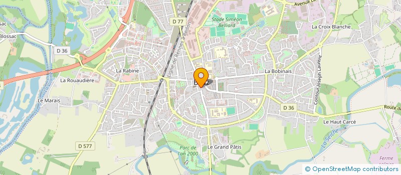 localisation de l'entreprise JOSAC  GUICHEN