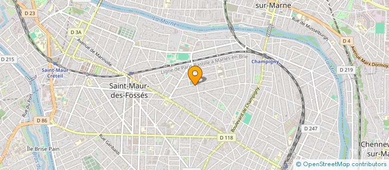 localisation de l'entreprise JOSACH à SAINT-MAUR-DES-FOSSES