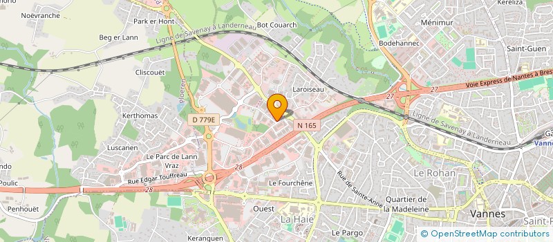 localisation de l'entreprise JOSAFAIN à VANNES