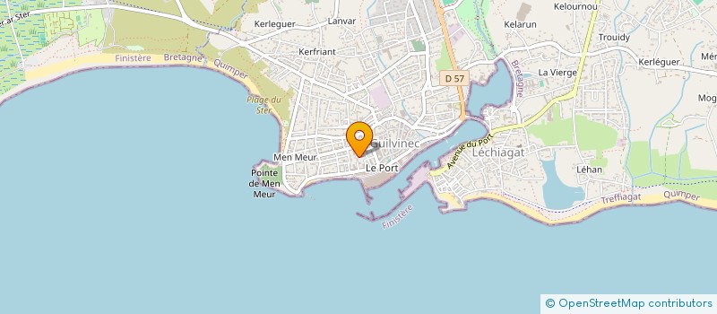 localisation de l'entreprise JOSAMA  GUILVINEC