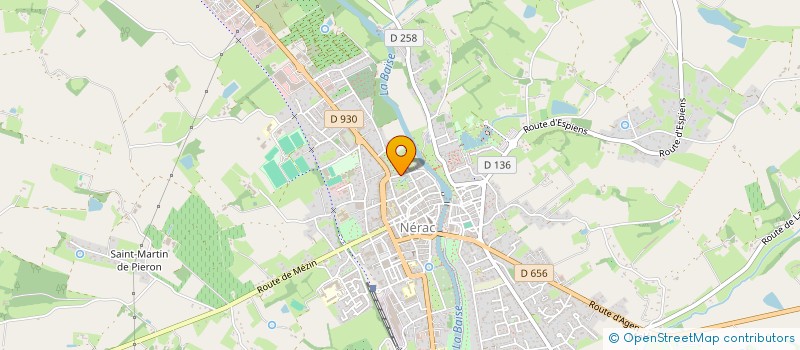 localisation de l'entreprise JOSARA  NERAC