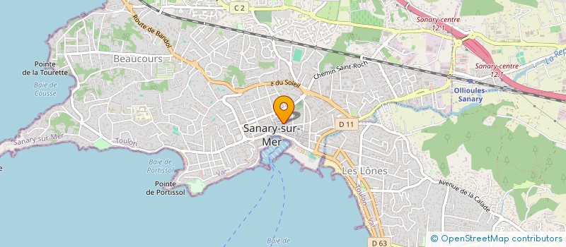 localisation de l'entreprise JOSE à SANARY-SUR-MER