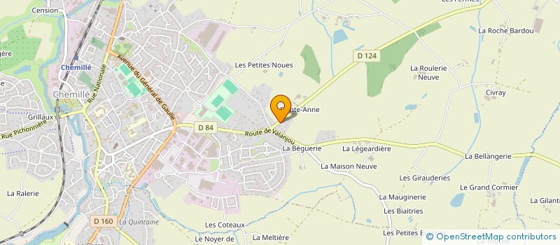 localisation de l'entreprise JOSE BOUTIN à CHEMILLE-EN-ANJOU