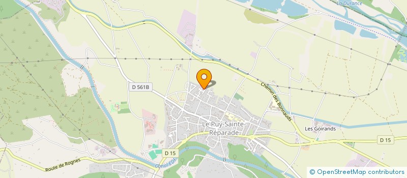 localisation de l'entreprise JOSE DIAZ à LE PUY-SAINTE-REPARADE