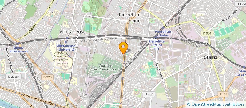 localisation de l'entreprise JOSE ENDUITS à PIERREFITTE SUR SEINE