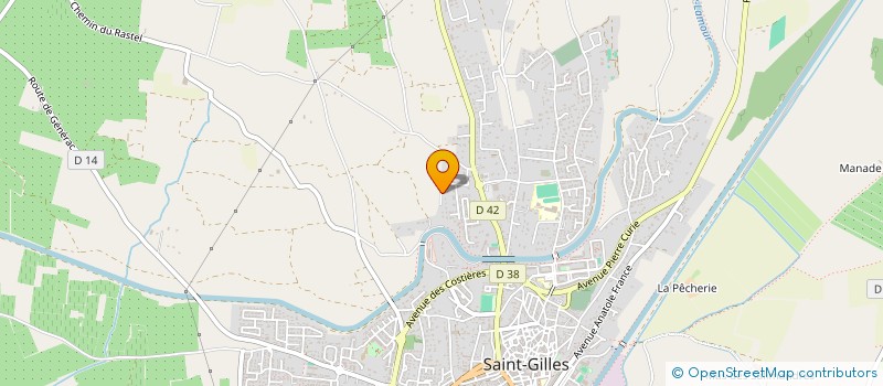 localisation de l'entreprise JOSE ET MARIE-ANGE GRONDIN à SAINT-GILLES