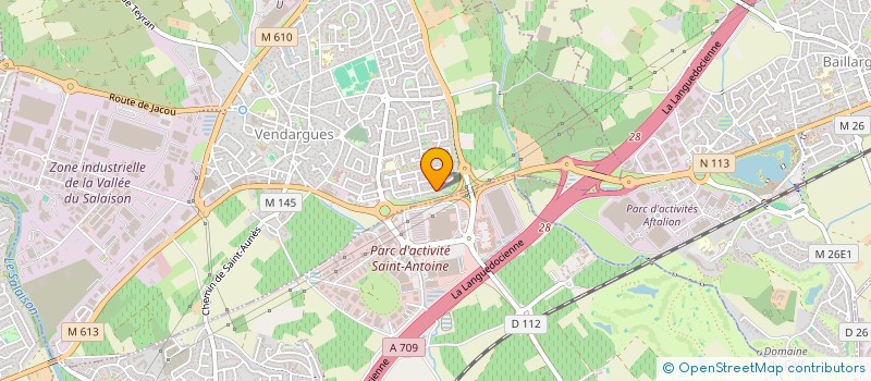 localisation de l'entreprise JOSE ET MICHELE à VENDARGUES