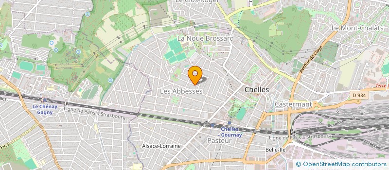 localisation de l'entreprise JOSE MARTINS à CHELLES