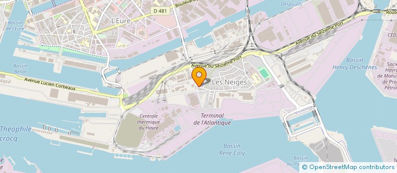 localisation de l'entreprise JOSE P. MACHADO  LE HAVRE