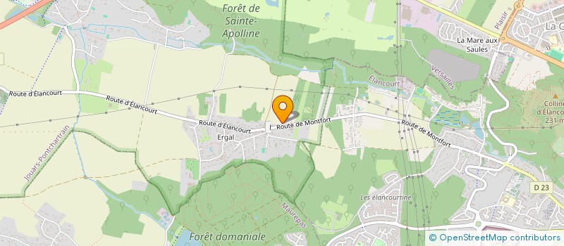 localisation de l'entreprise JOSE REIS ESPACES VERTS  JOUARS-PONTCHARTRAIN