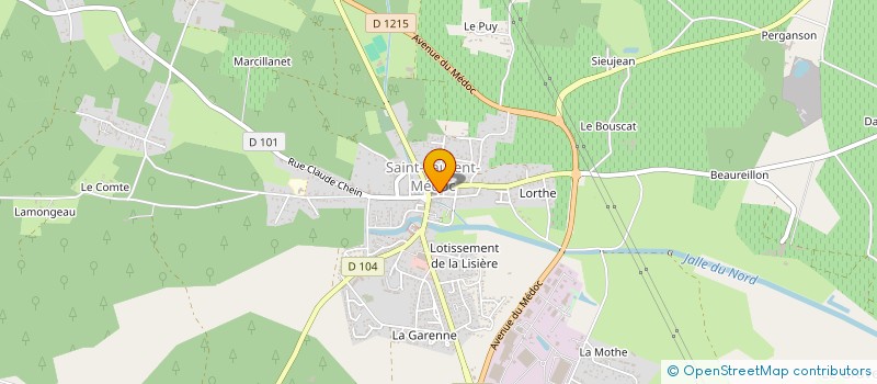 localisation de l'entreprise JOSE SANCHEZ  SAINT-LAURENT-MEDOC