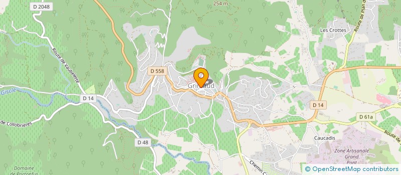localisation de l'entreprise JOSE TERRASSEMENT à GRIMAUD