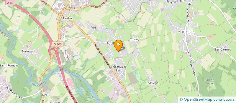 localisation de l'entreprise JOSE TP TRAVAUX PUBLICS  MONT-SAXONNEX