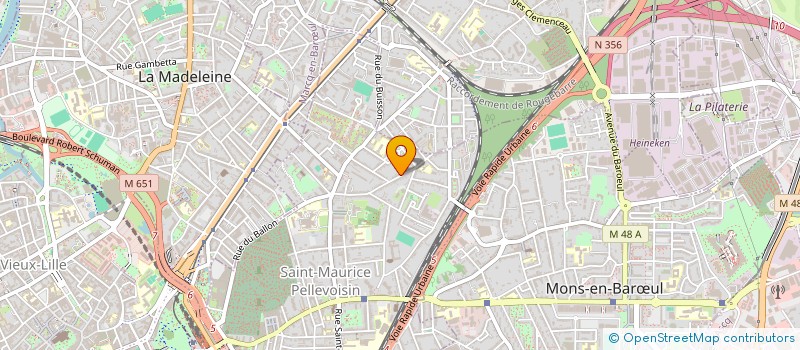 localisation de l'entreprise JOSEFA à LILLE