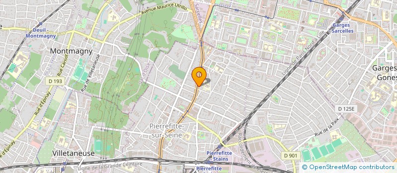 localisation de l'entreprise JOSEPH à PIERREFITTE-SUR-SEINE