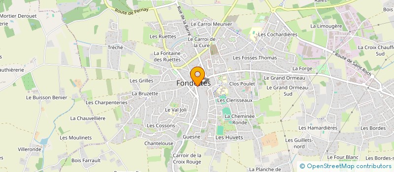 localisation de l'entreprise JOSEPH à FONDETTES