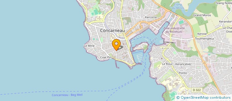 localisation de l'entreprise JOSEPH à CONCARNEAU
