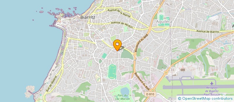 localisation de l'entreprise JOSEPH  BIARRITZ