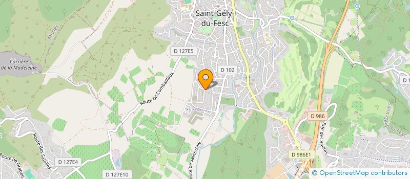 localisation de l'entreprise JOSEPH  SAINT-GELY-DU-FESC