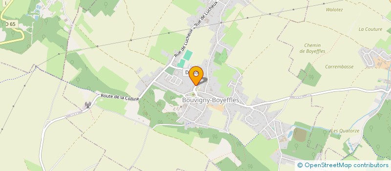 localisation de l'entreprise JOSEPH  BOUVIGNY-BOYEFFLES