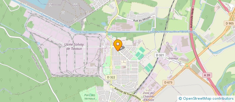 localisation de l'entreprise JOSEPH à TAVAUX