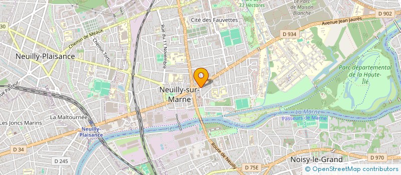 localisation de l'entreprise JOSEPH ABDIAS à NEUILLY-SUR-MARNE