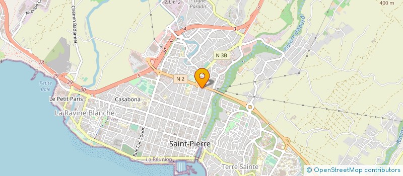 localisation de l'entreprise JOSEPH AH VOUNE ET FILS à SAINT-PIERRE