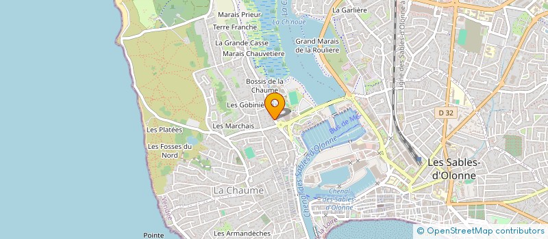 localisation de l'entreprise JOSEPH BENATIER à LES SABLES D'OLONNE