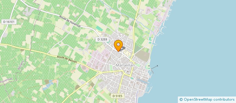 localisation de l'entreprise JOSEPH CANTERO à MARSEILLAN