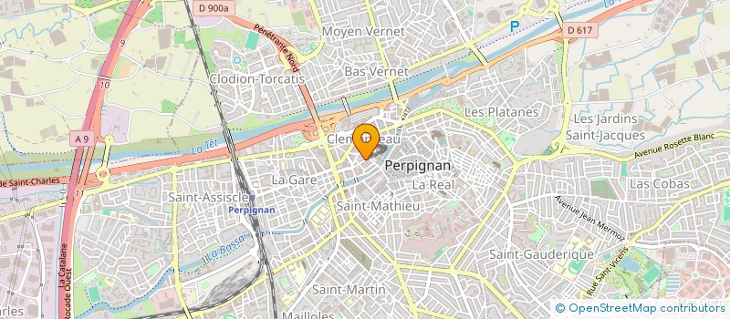 localisation de l'entreprise JOSEPH CHRIS  PERPIGNAN
