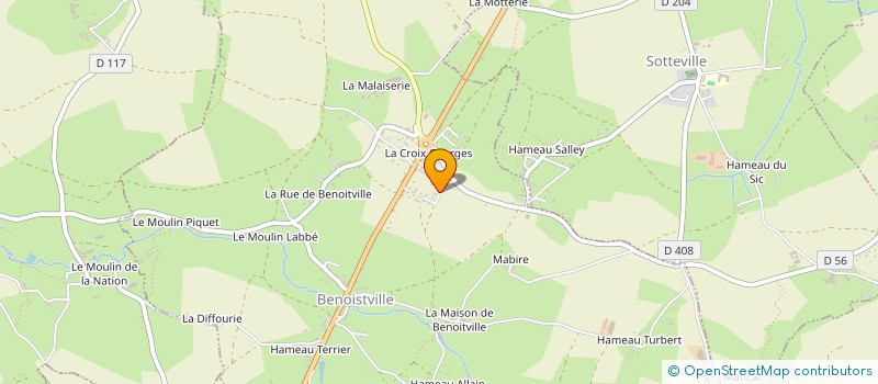 localisation de l'entreprise JOSEPH DAMIEN à BENOITVILLE