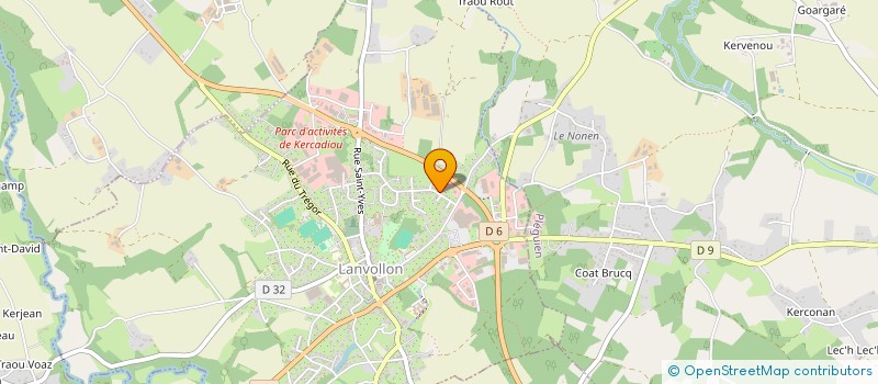 localisation de l'entreprise JOSEPH DARSEL  LANVOLLON