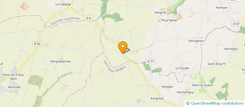 localisation de l'entreprise JOSEPH DARSEL  LE FAOUET