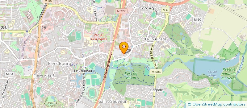 localisation de l'entreprise JOSEPH DISTRIBUTION  VILLENEUVE-D'ASCQ