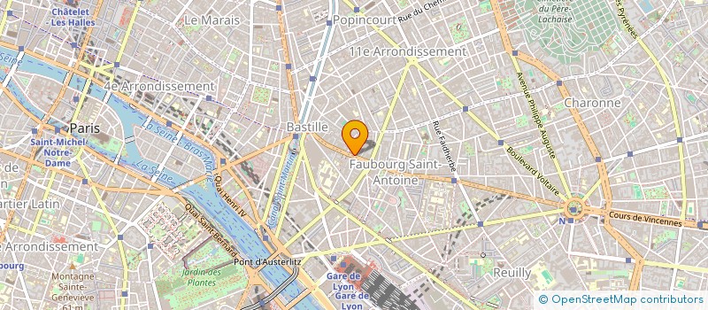 localisation de l'entreprise JOSEPH DREYFUSS SARL  PARIS 11