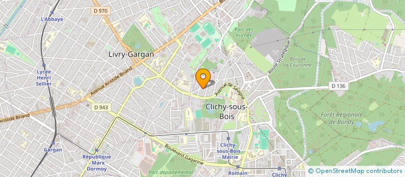 localisation de l'entreprise JOSEPH ET FILS à CLICHY-SOUS-BOIS