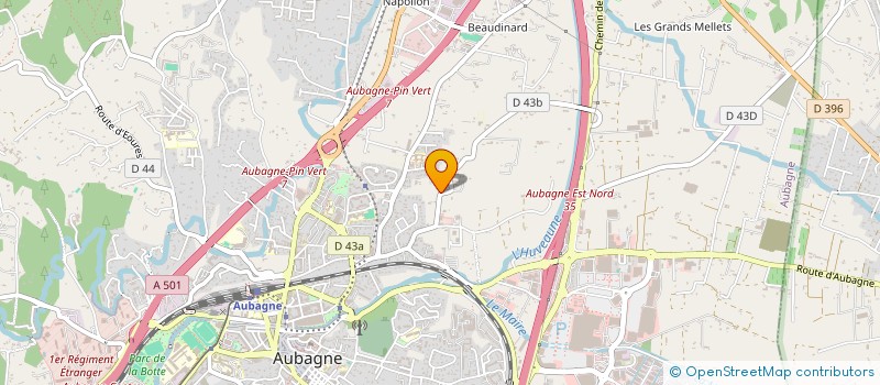 localisation de l'entreprise JOSEPH-EUGENIE à AUBAGNE