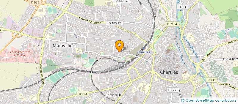localisation de l'entreprise JOSEPH FOURIER à MAINVILLIERS