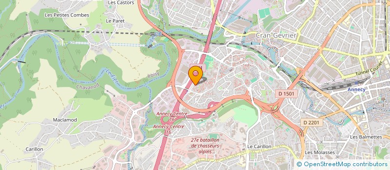 localisation de l'entreprise JOSEPH GFI à ANNECY