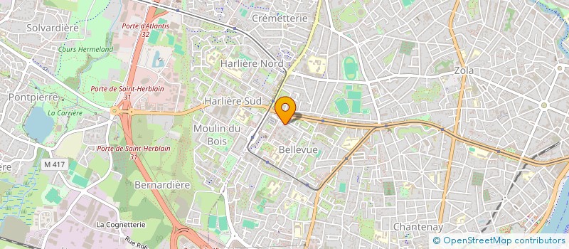 localisation de l'entreprise JOSEPH HOAREAU CARRELAGE à NANTES
