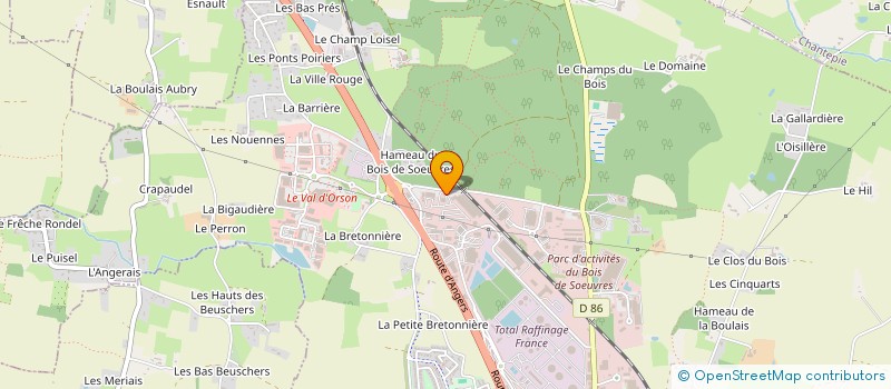 localisation de l'entreprise JOSEPH LAHAYE IMMOBILIER  VERN-SUR-SEICHE