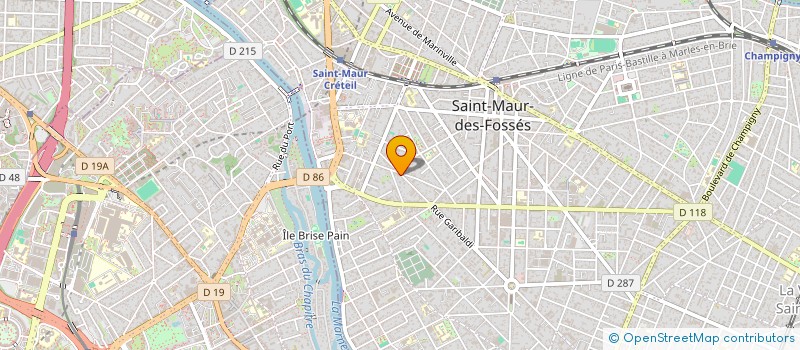 localisation de l'entreprise JOSEPH LEBRIX à SAINT-MAUR-DES-FOSSES