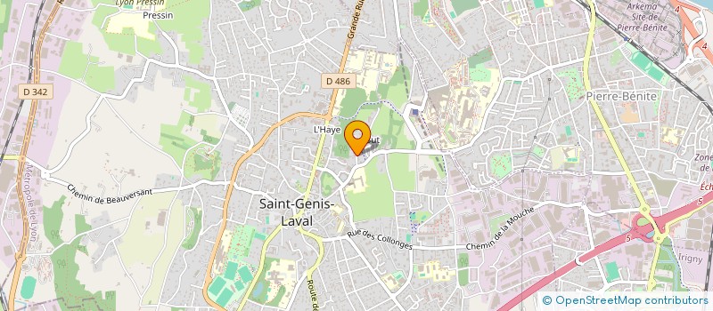 localisation de l'entreprise JOSEPH MARIUS  SAINT-GENIS-LAVAL